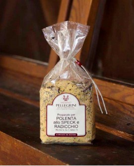 Polenta istantanea al radicchio e speck - Linea Specialità - 350g - Molino Pellegrini