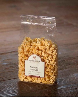 Fusilli di mais trafilati al bronzo - 500g - Molino Pellegrini