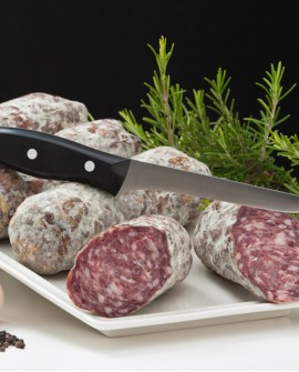 Salame di struzzo intero sfuso 2 kg - n.5 pezzi interi da 400g - Trentina Struzzi Soc. Agricola