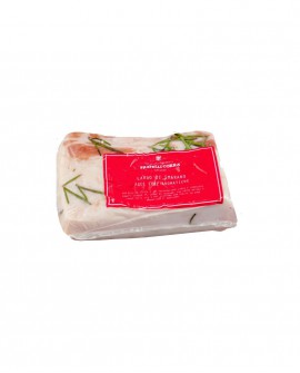 Lardo di Smarano alle Erbe Aromatiche - trancio piccolo 300g sottovuoto - stagionatura 6 mesi - Fratelli Corra