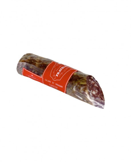 Salame di Smarano Classico - trancio 380g sottovuoto - Fratelli Corra